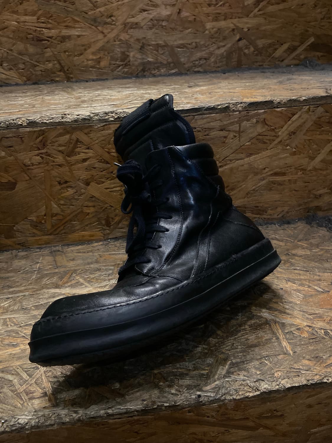 Rick Owens 릭 오웬스 지오바스켓 트리플 블랙 상품이미지1