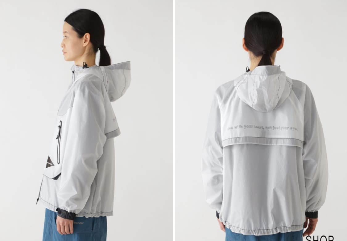 andwander Loose Fitting Rain Jacket 상품이미지2