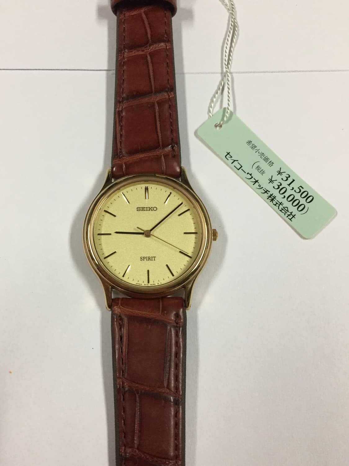 새상품 90s seiko spirit quartz gold 상품이미지4