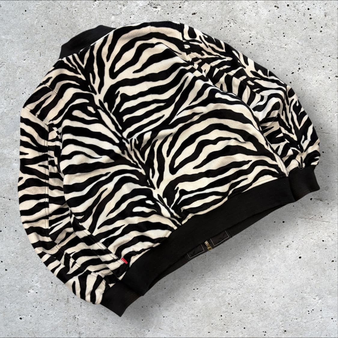 [L] 17ss 슈프림 콘트라베이스 리버시블 블랙 봄버 자켓 B528 상품이미지3