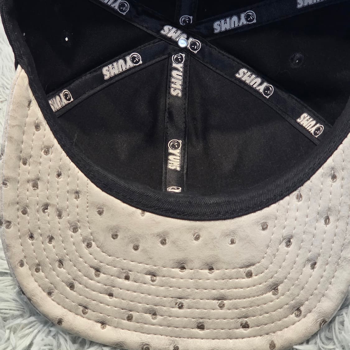 p8-5:YUMS 스마일 플레이트 스냅백(Free약 56-60cm) 상품이미지7