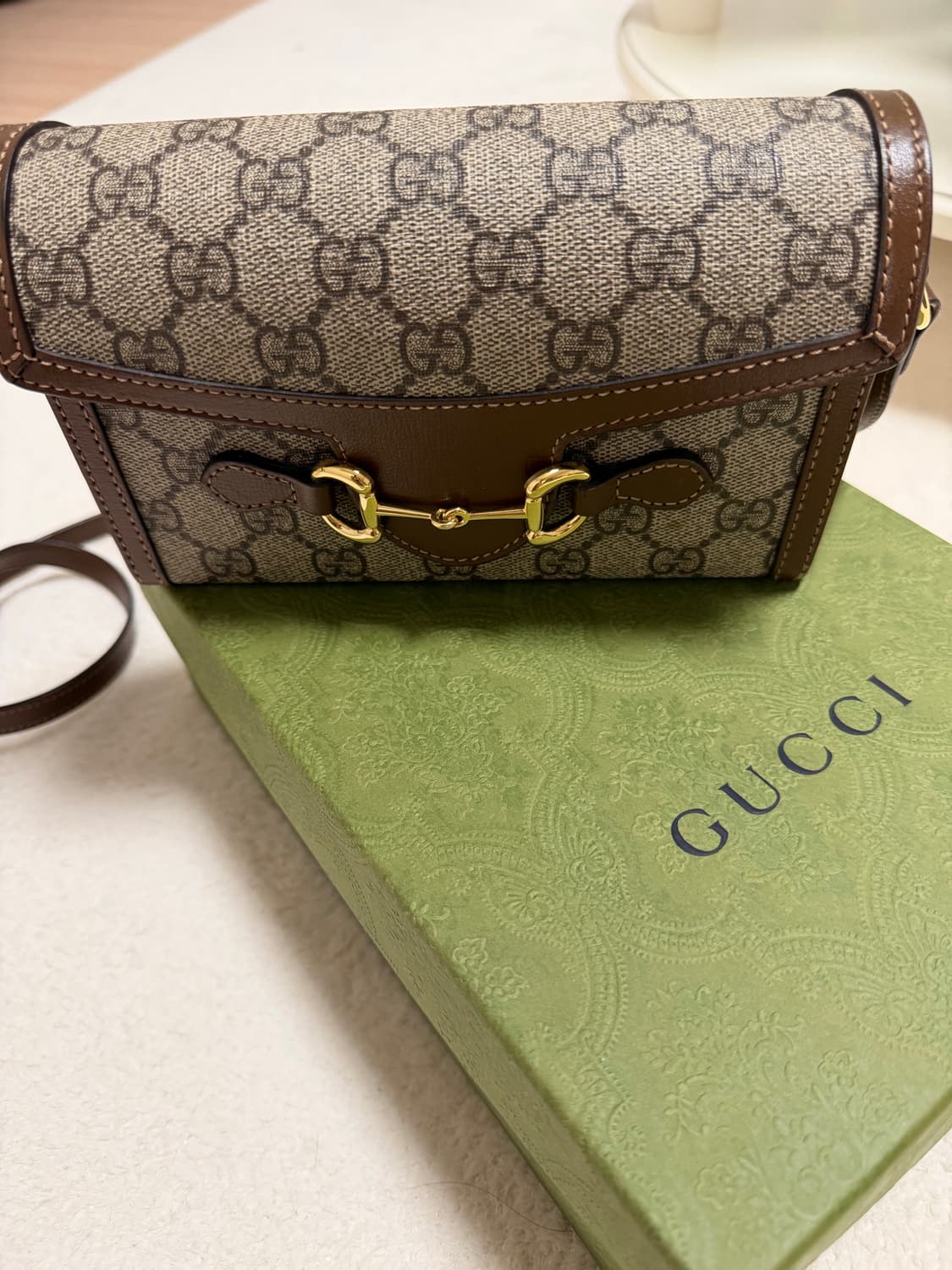 구찌 홀스빗 1955 미니백 상품이미지2