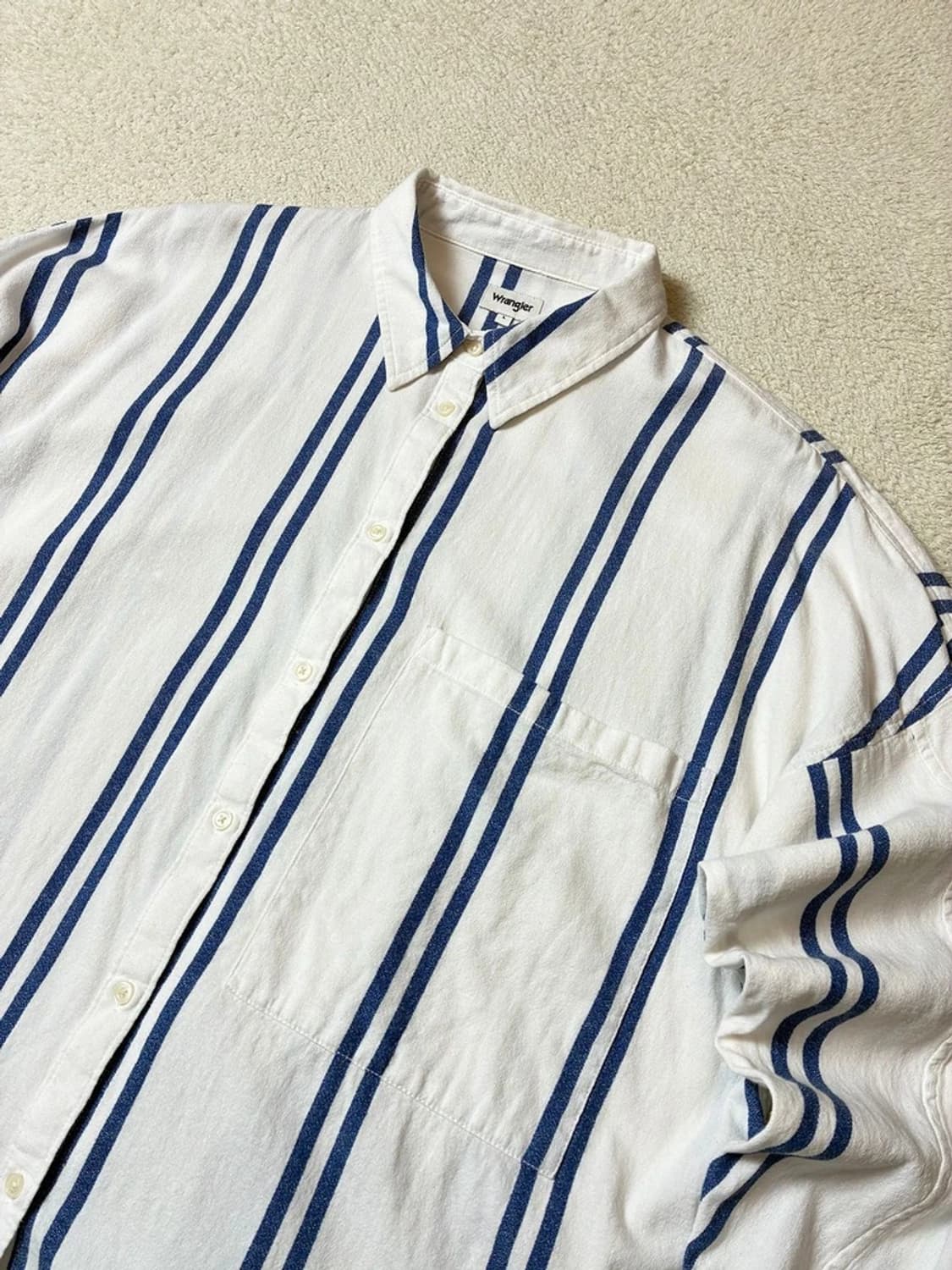 랭글러 웨스턴 스트라이프 헤비 코튼 셔츠 PN7836 상품이미지2