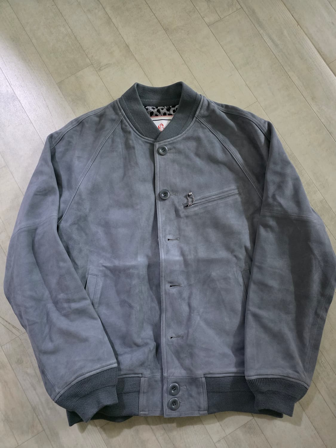 블랙아웃 고트 스웨이드 자켓 m 상품이미지1