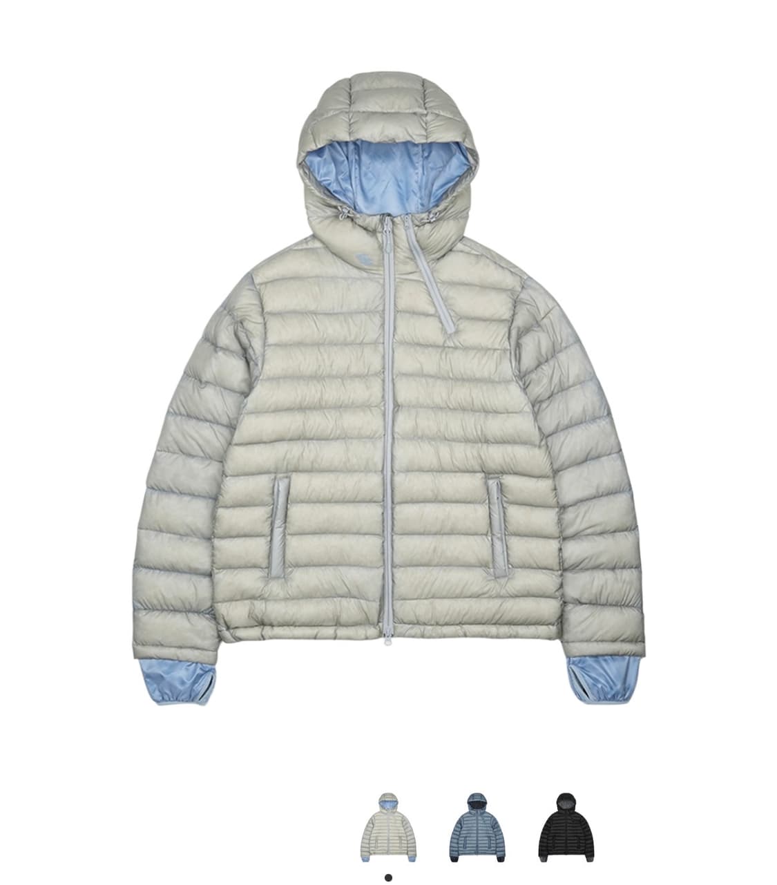 산산기어 서픽스 푸퍼 자켓 그레이 25FW  1사이즈 상품이미지1