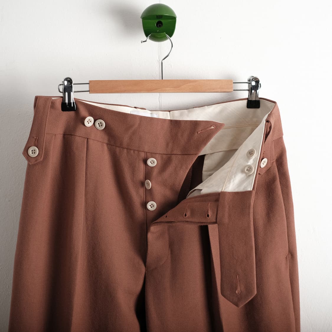 Tangent 탄젠트 48사이즈 헨리 울 트윌 와이드 팬츠 상품이미지8