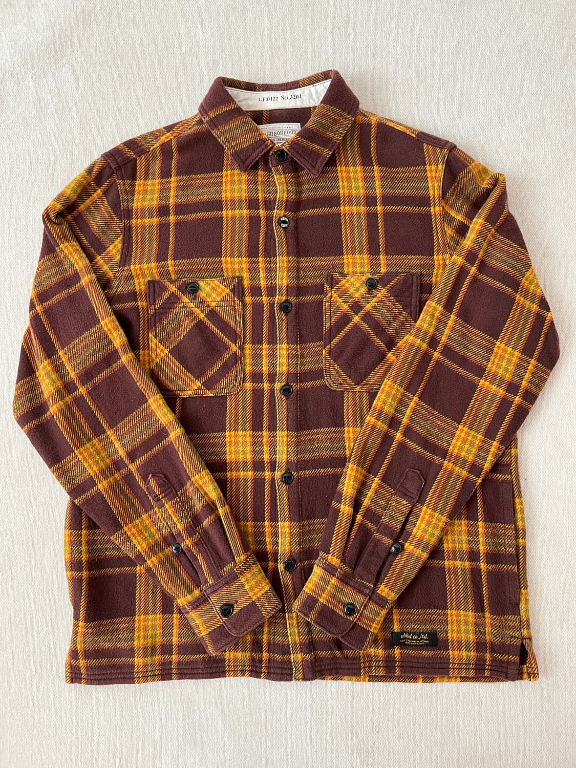 네이버후드 12fw 럼버 셔츠 상품이미지1