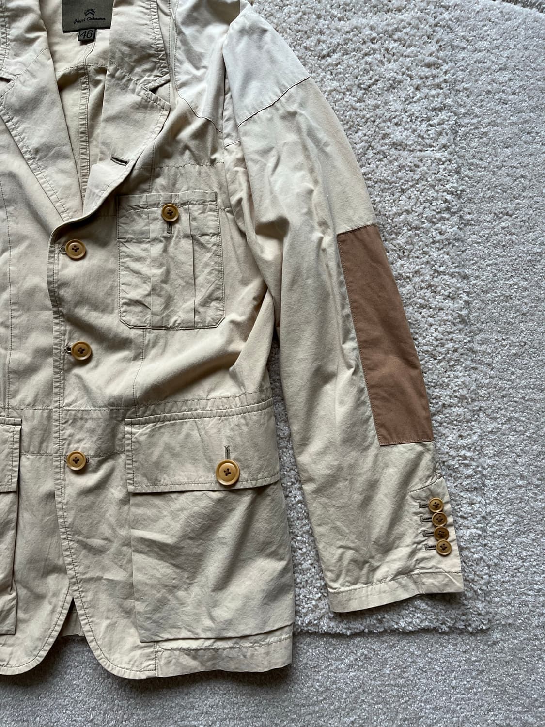 Nigel Cabourn 베이지 헌팅 자켓 (100-103) 상품이미지3