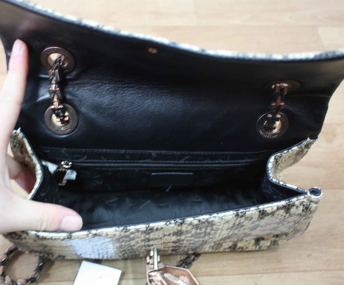 B-10519/랑방 정품 여성용 파이톤 체인 숄더백 상품이미지4