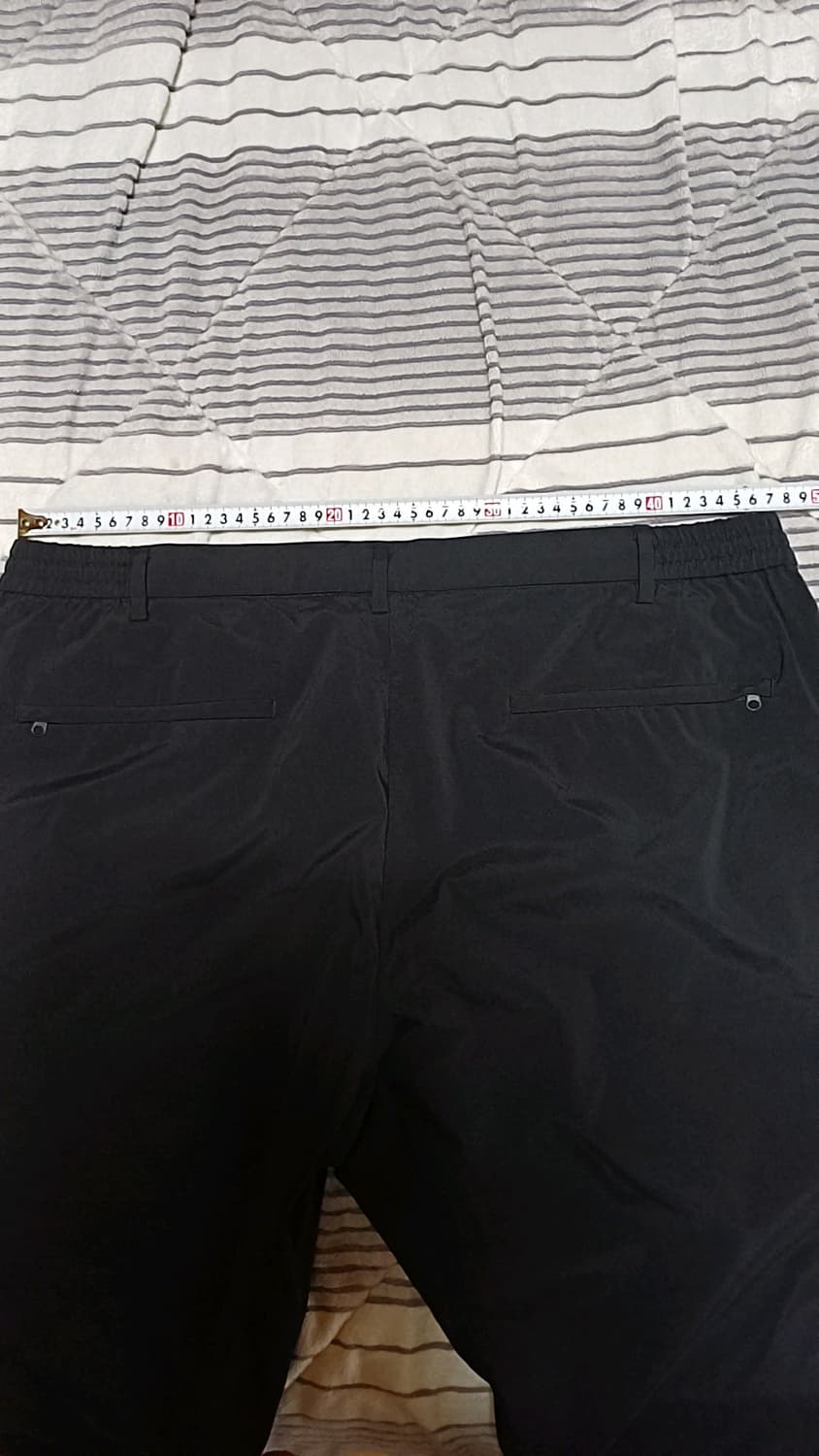 유니클로 띠어리 얇은블랙팬츠 37인치 기장105 상품이미지6