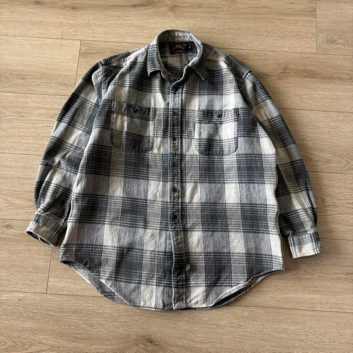 RRL 더블알엘 빈티지 코튼 플란넬 체크 셔츠 상품이미지2