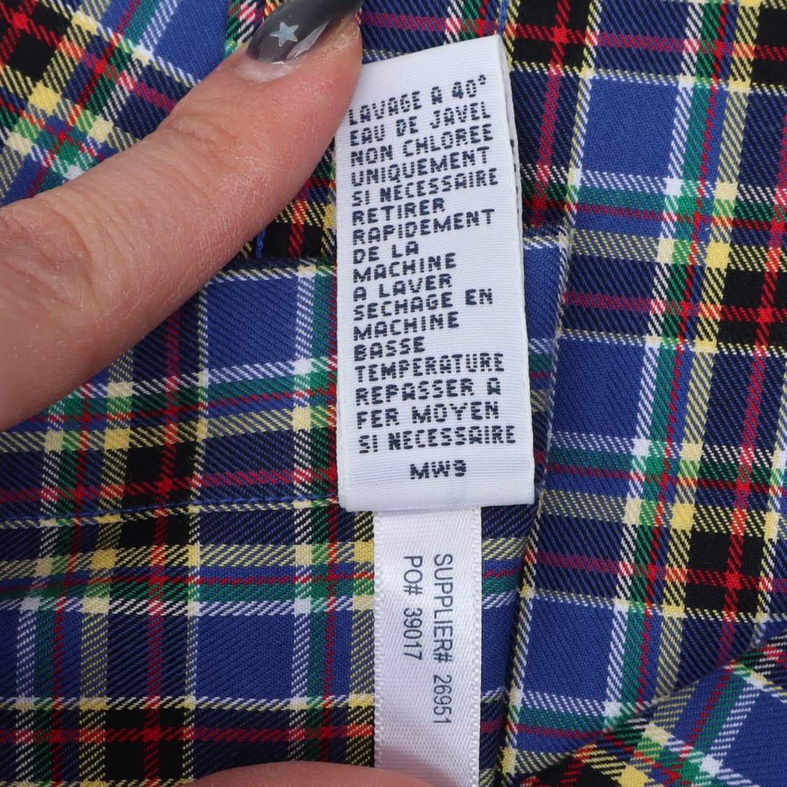 폴로 랄프로렌 블루 멀티 체크 커스텀핏 셔츠 상품이미지10