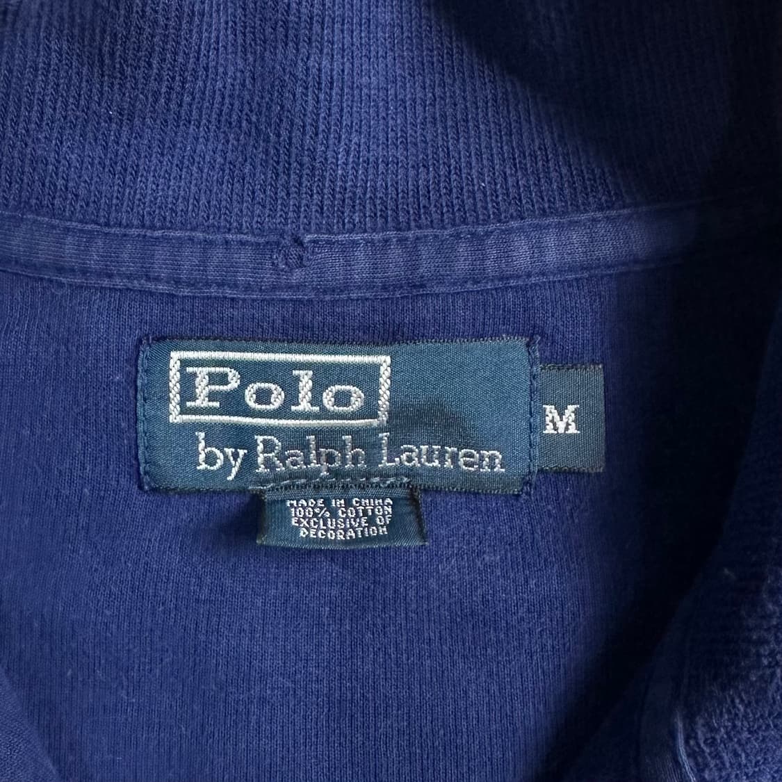폴로 랄프로렌 블루 반집업   상품이미지6