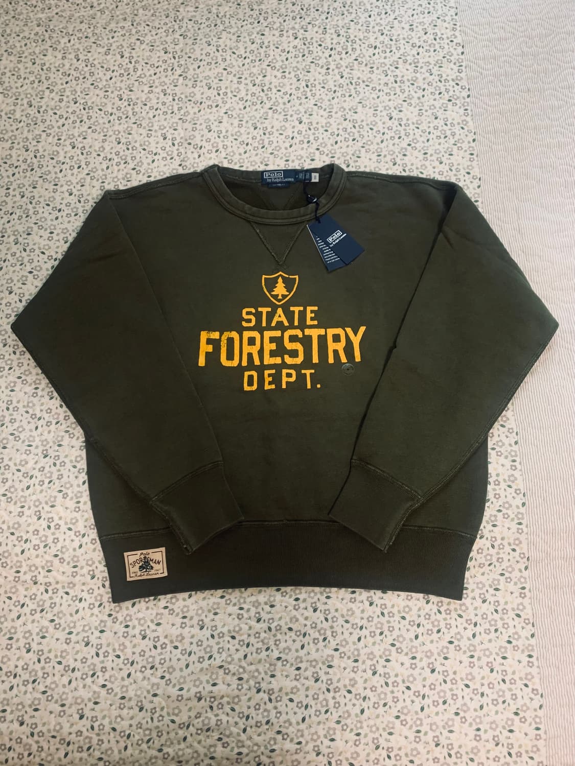 [M] 폴로 랄프로렌 25FW 빈티지핏 플리스 그래픽 스웻셔츠 상품이미지6