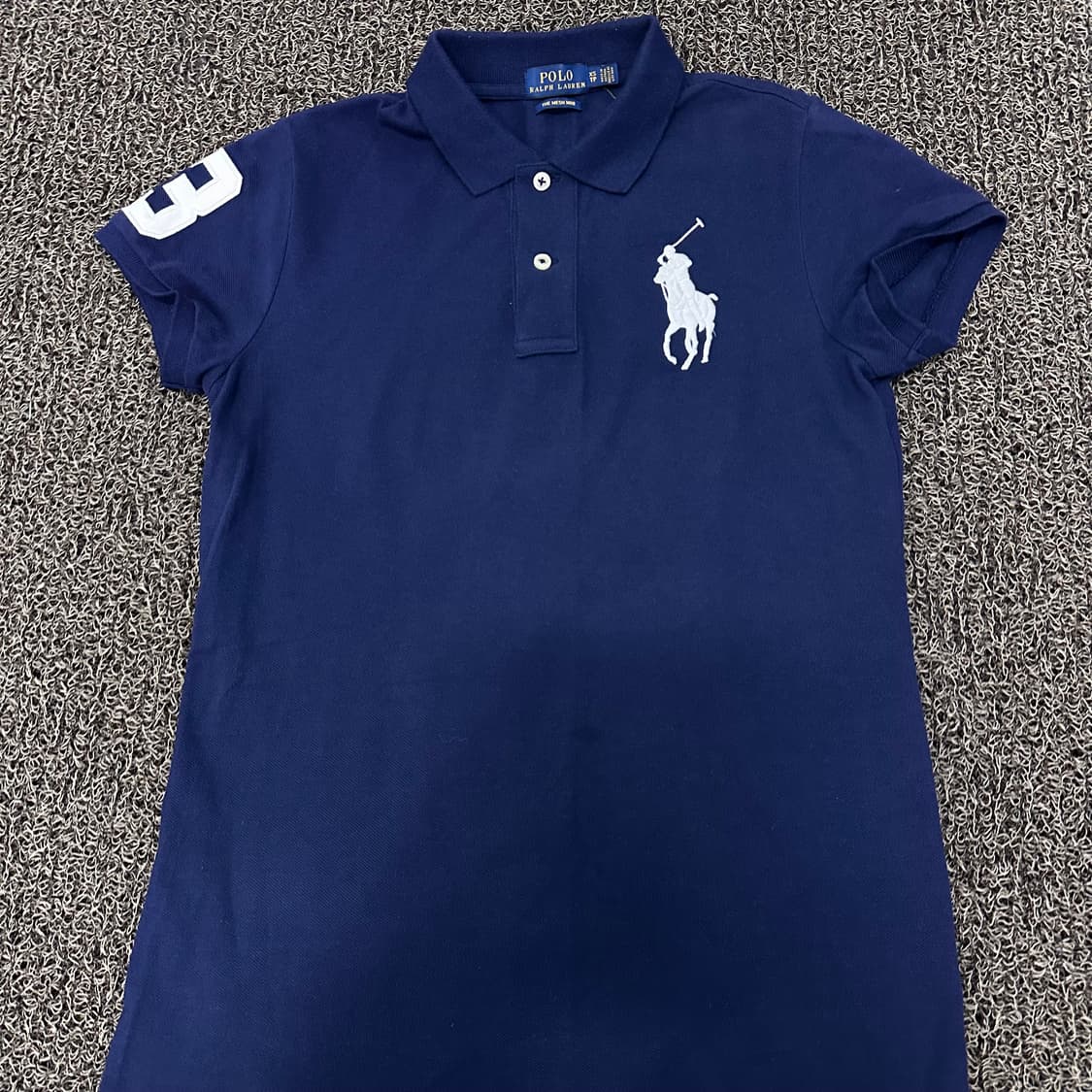 POLO 폴로 랄프로렌 여성 빅포니 롱 원피스 네이비 XS 상품이미지2