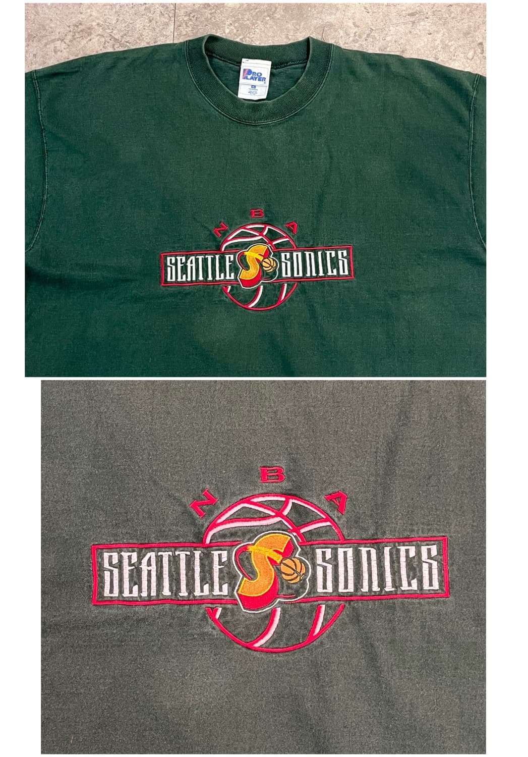 빈티지 NBA 반팔티 그린 XL #csz3770 상품이미지5