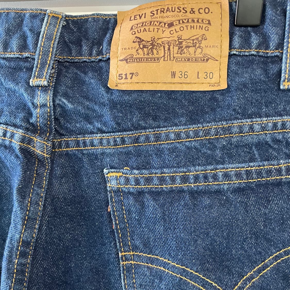 90s 리바이스 517 오렌지탭 부츠컷 데님팬츠 상품이미지7