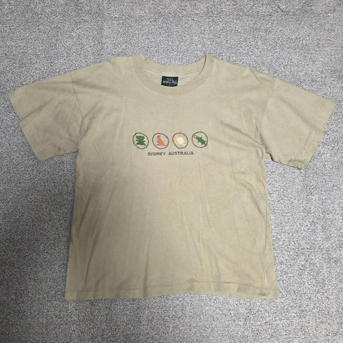 90s 호주산 빈티지 반팔 티셔츠 M-슬림L(95-100) 상품이미지1