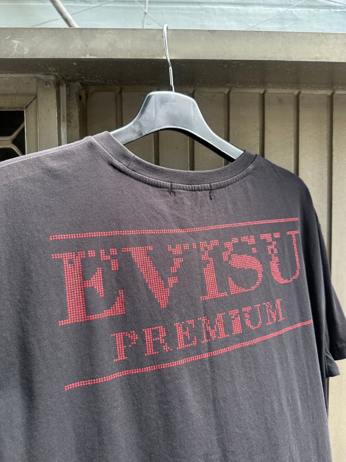 EVISU printing tee -black 상품이미지6