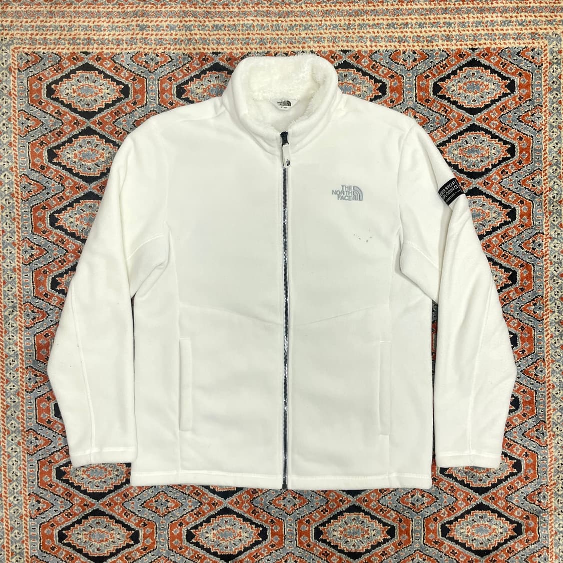 노스페이스 화이트 밍크 기모 플리스 집업 자켓 남성100 상품이미지1