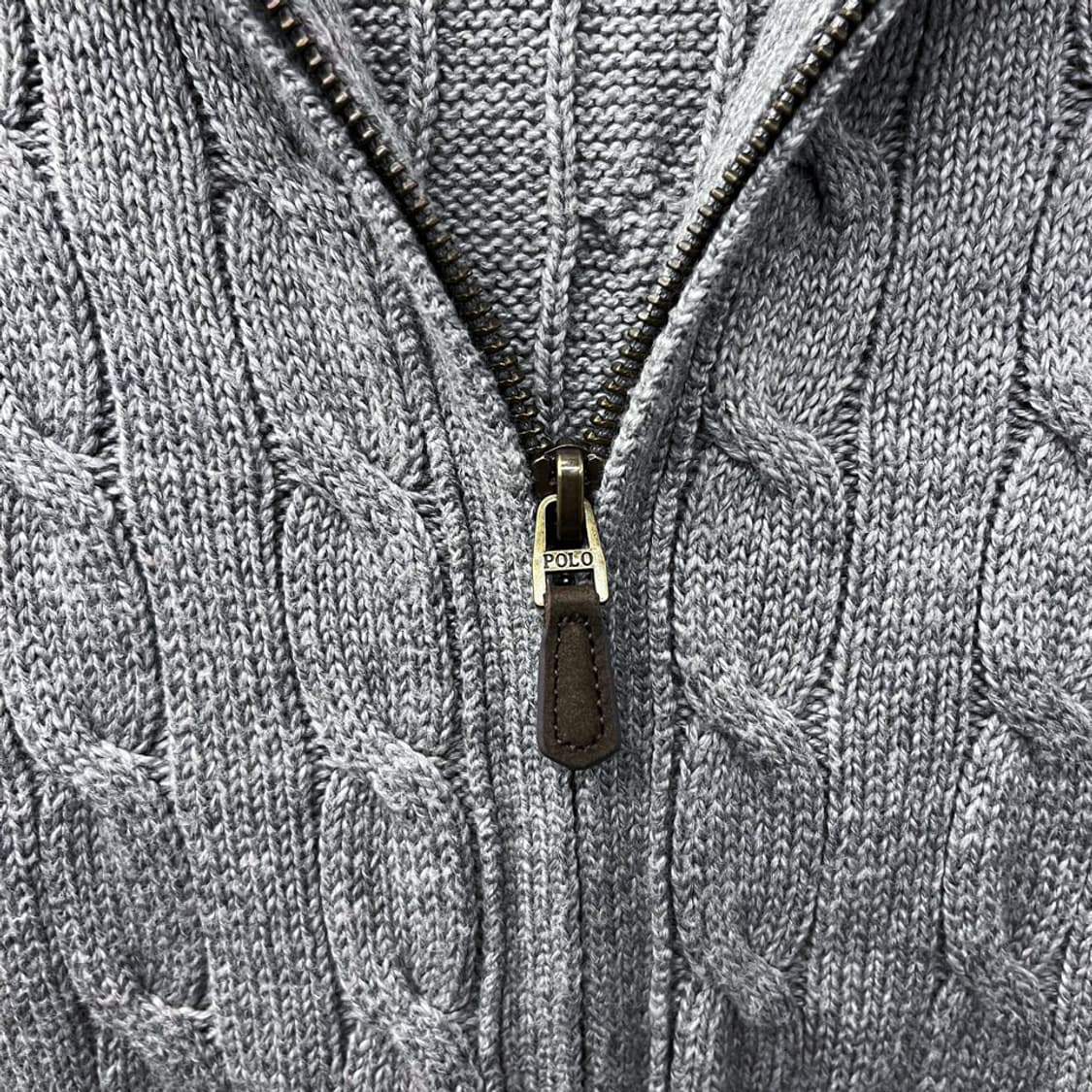 폴로 랄프로렌 꽈배기 집업 니트 스웨터 상품이미지5