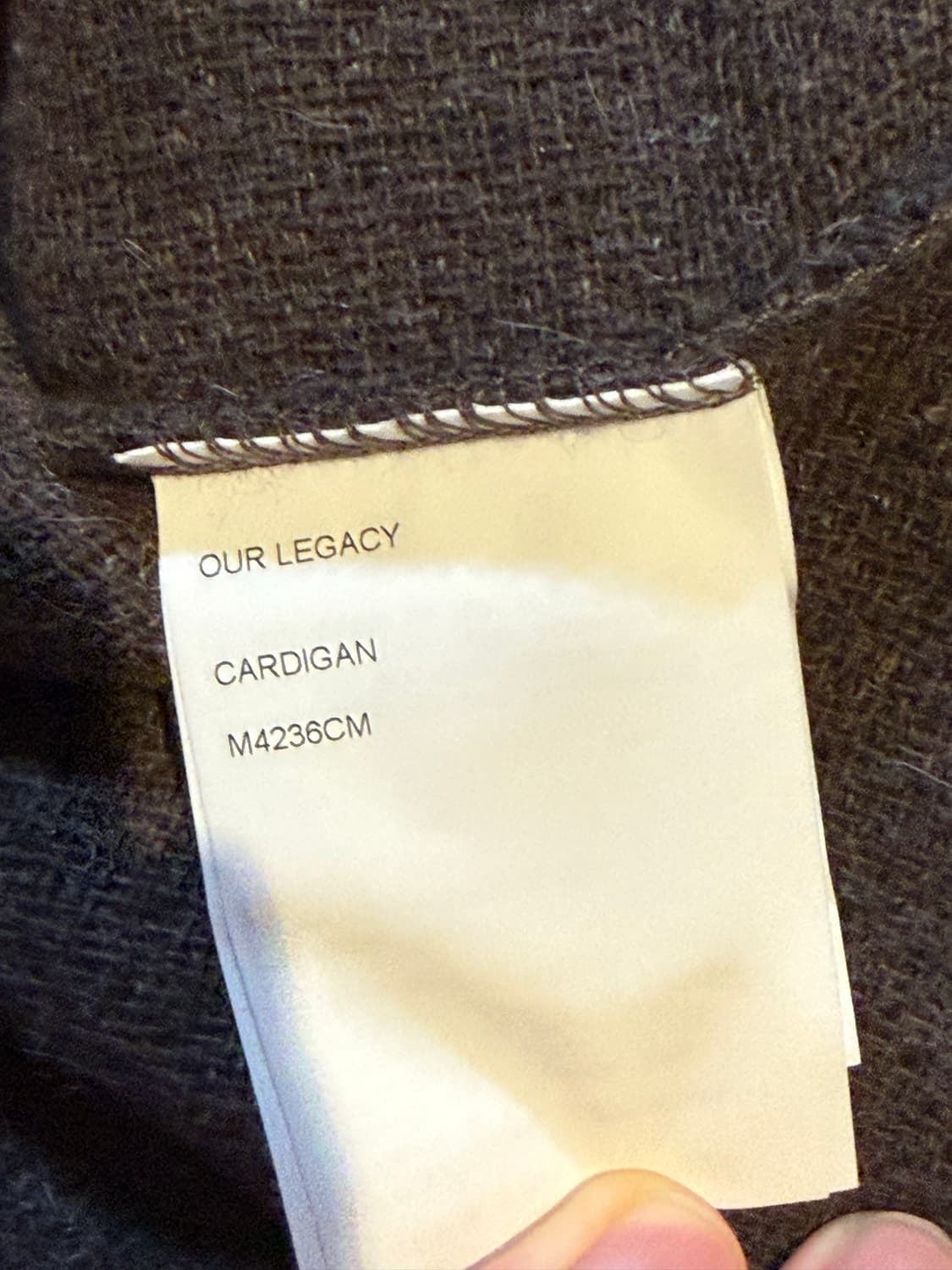 Our legacy 몰그레이 모헤어 가디건 48 상품이미지4