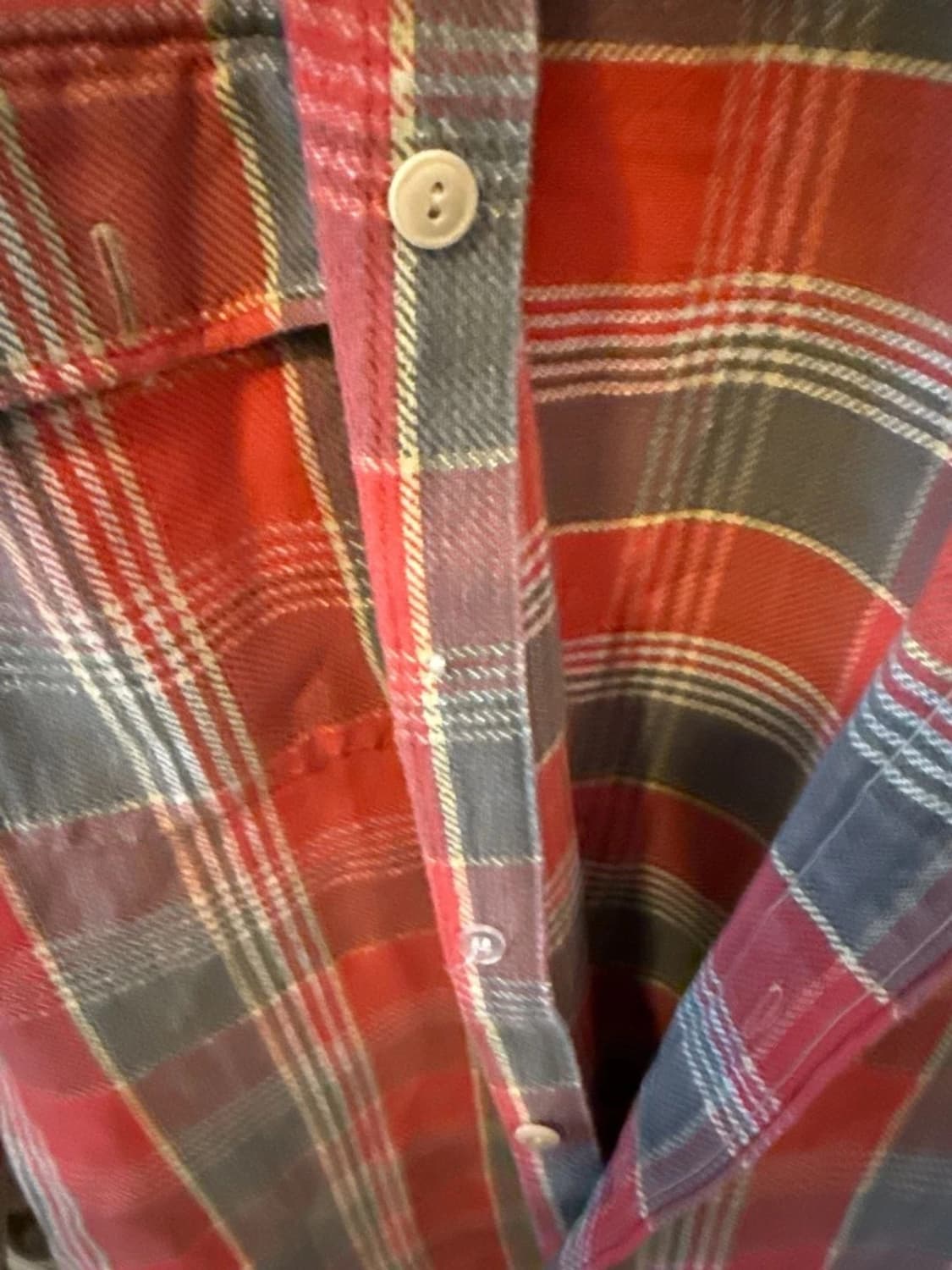 RRL 더블알엘 플레이드 트윌 워크셔츠 상품이미지6