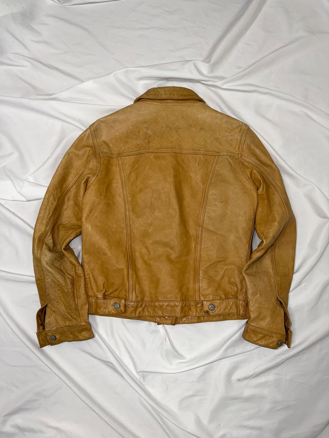 올드 갭 레더 트러커 자켓 상품이미지4