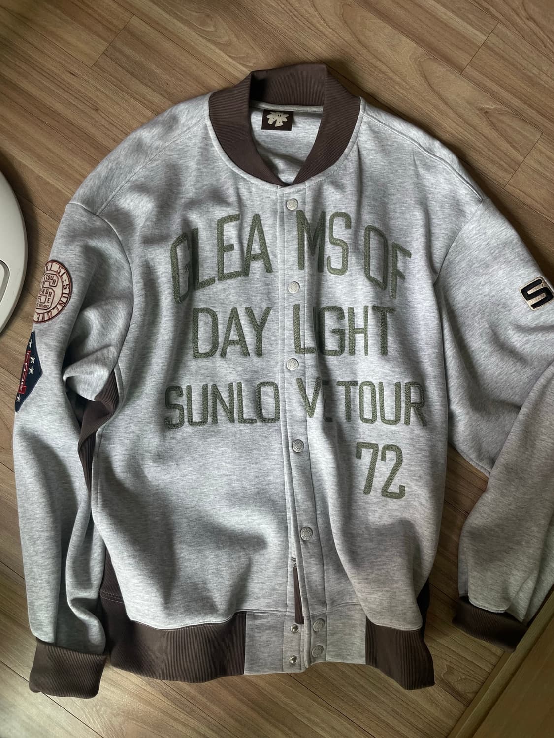 썬러브 챔피온 자켓 헤더그레이 sunlove champion jacket 상품이미지1