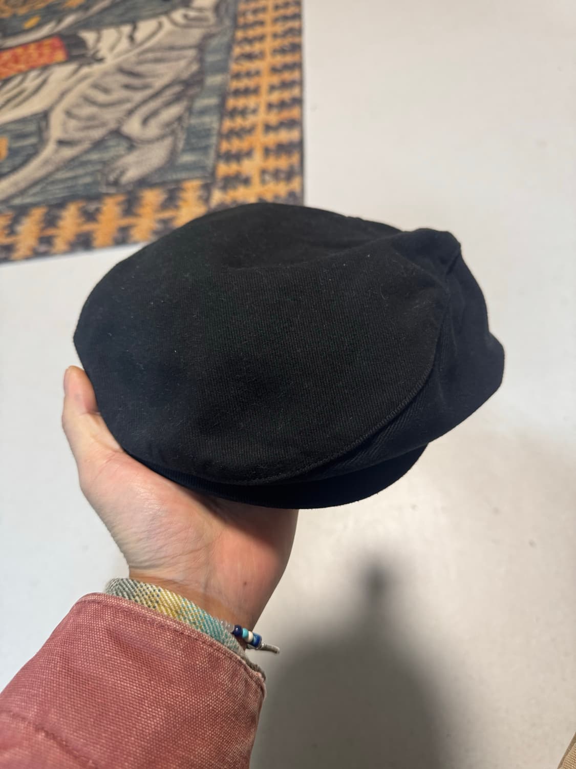 90~00s 나이키 스포츠 스우시 자수 로고 빈티지 헌팅캡 데드스탁 상품이미지2