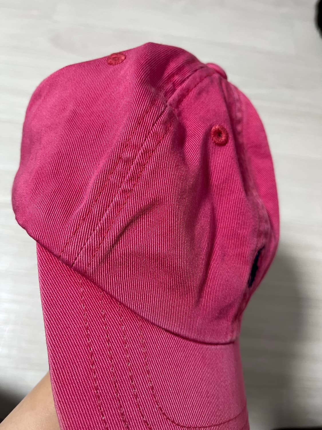 폴로 볼캡 핑크 상품이미지2