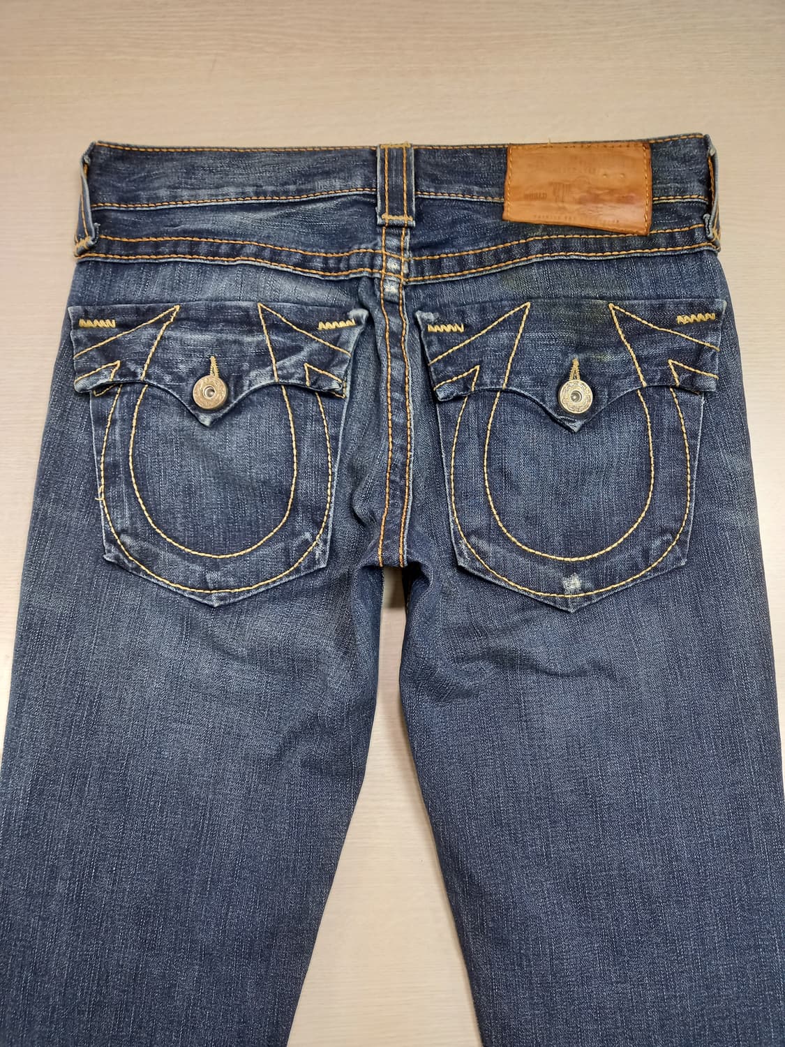 31 트루릴리전 USA 약골반 데미지워싱 일자진 31-515 상품이미지4