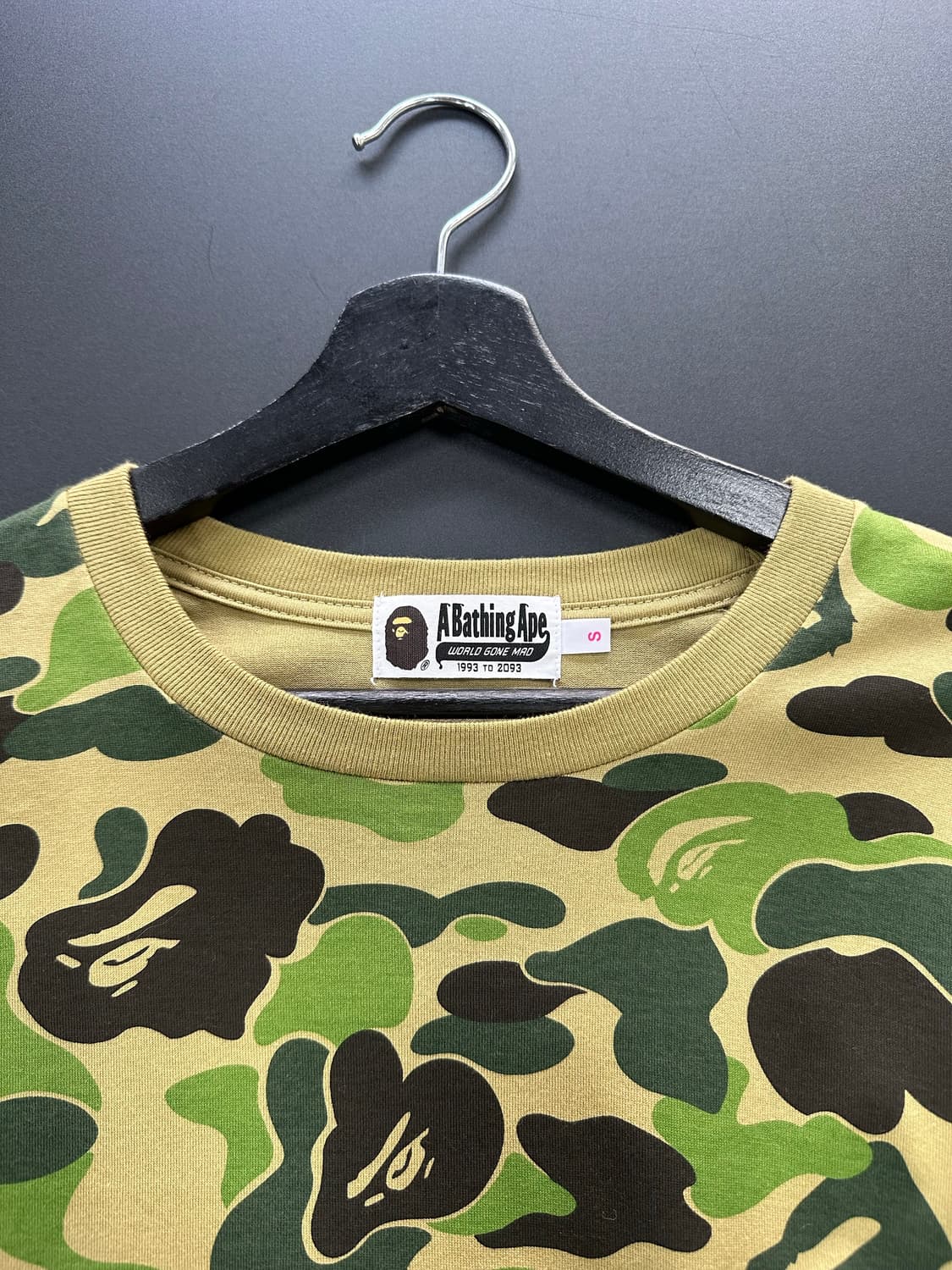 베이프 ABC 카모 롱슬리브 녹계 상품이미지5