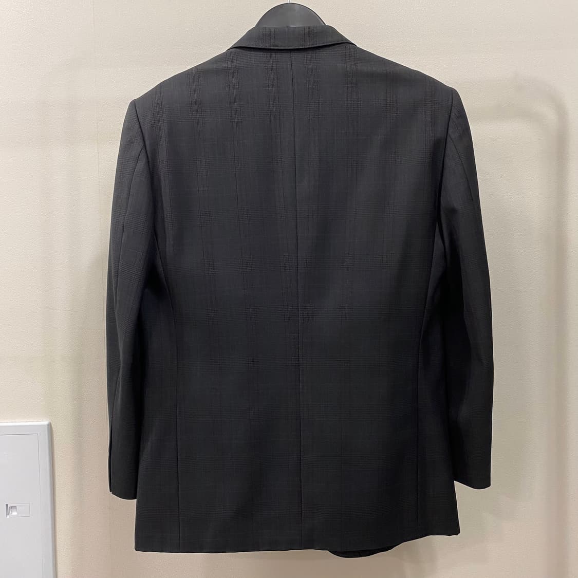 입생로랑 울 체크 싱글 블레이저 상품이미지2