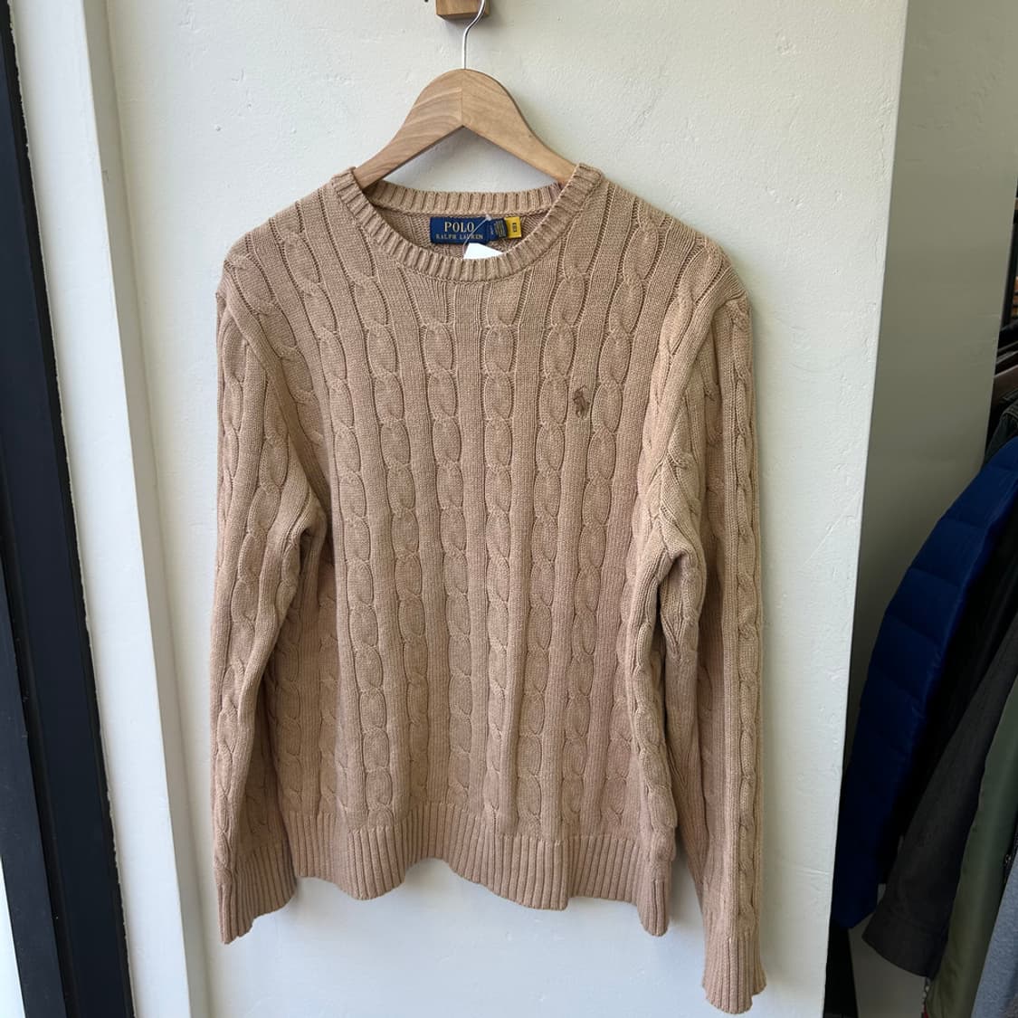 16076 - 폴로 랄프로렌 베이지 케이블 니트 상품이미지2