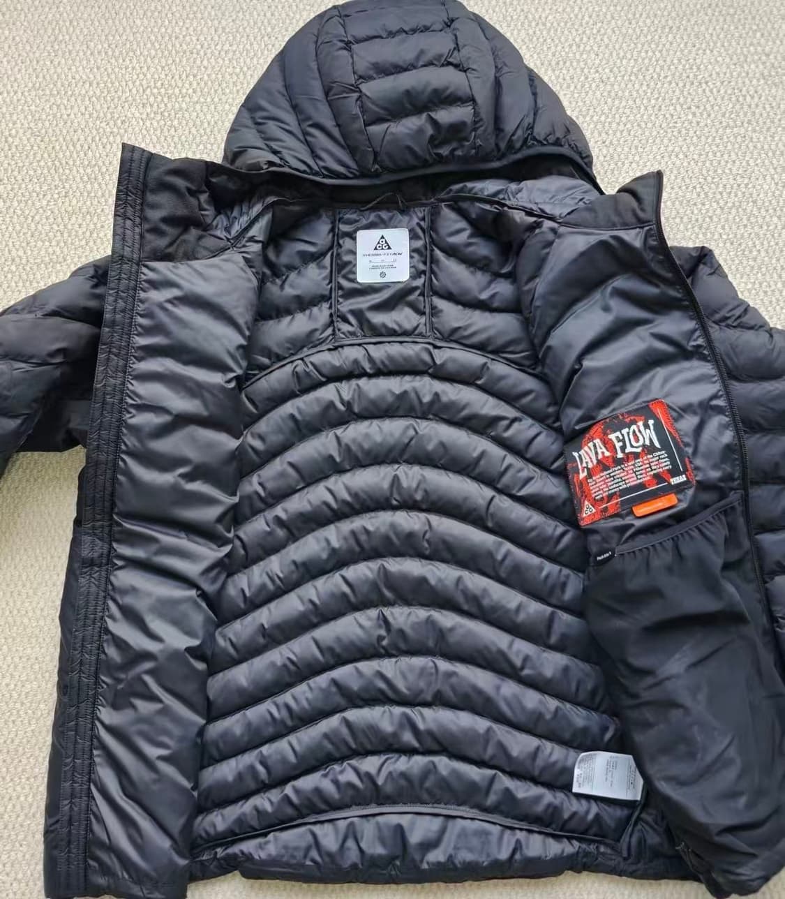 나이키 ACG 라바 플로우 써마핏 ADV 자켓 블랙 서밋 화이트 L 상품이미지5