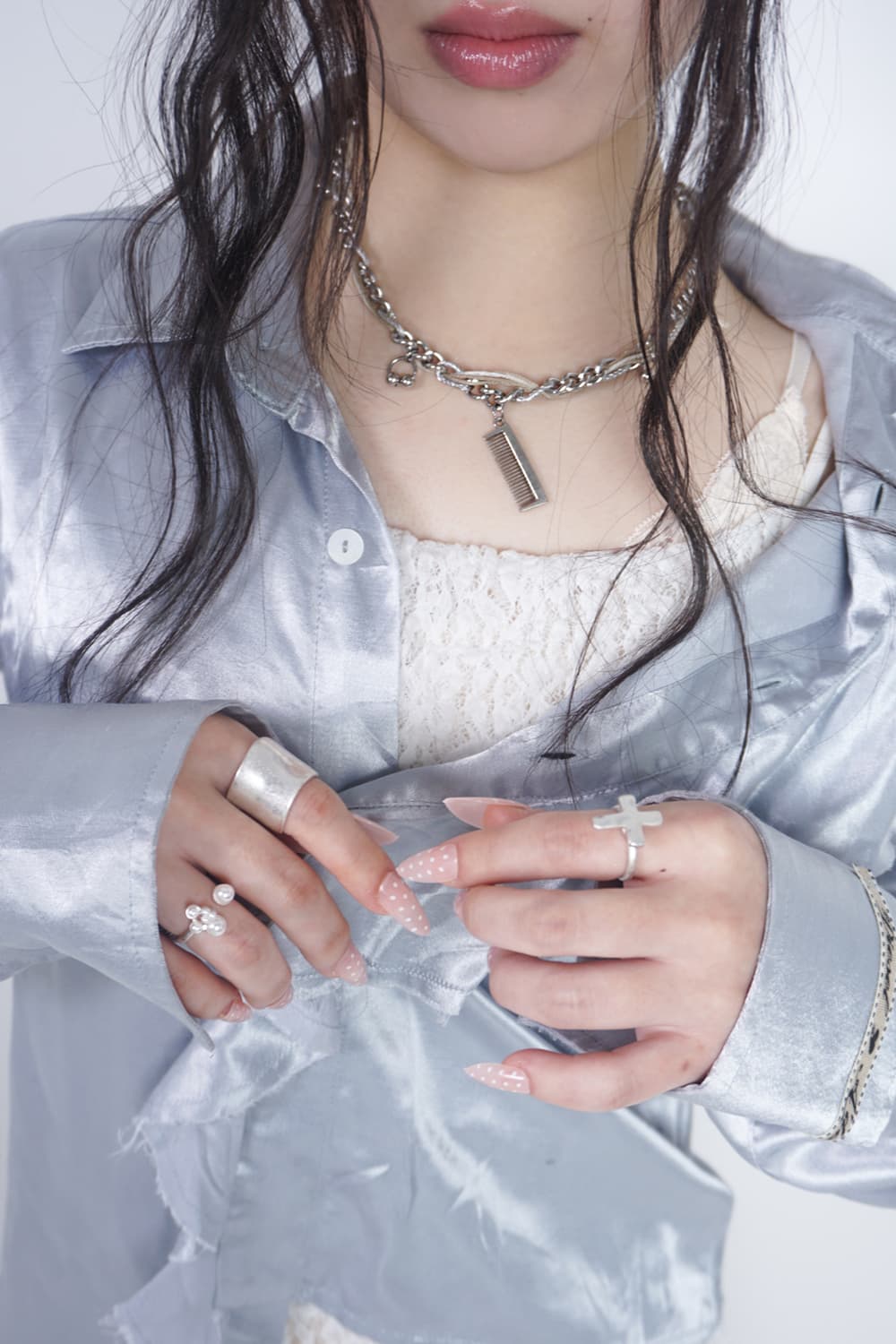 Pigtails necklace 상품이미지3