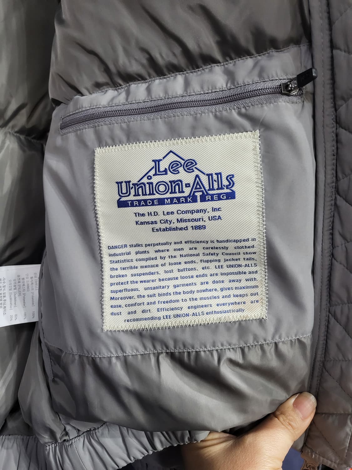 Lee 덕다운패딩 상품이미지8