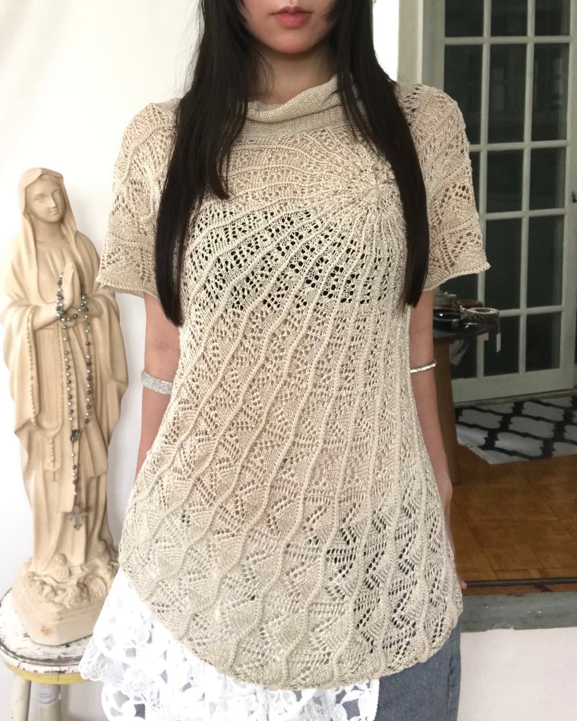 vintage net knit 상품이미지2