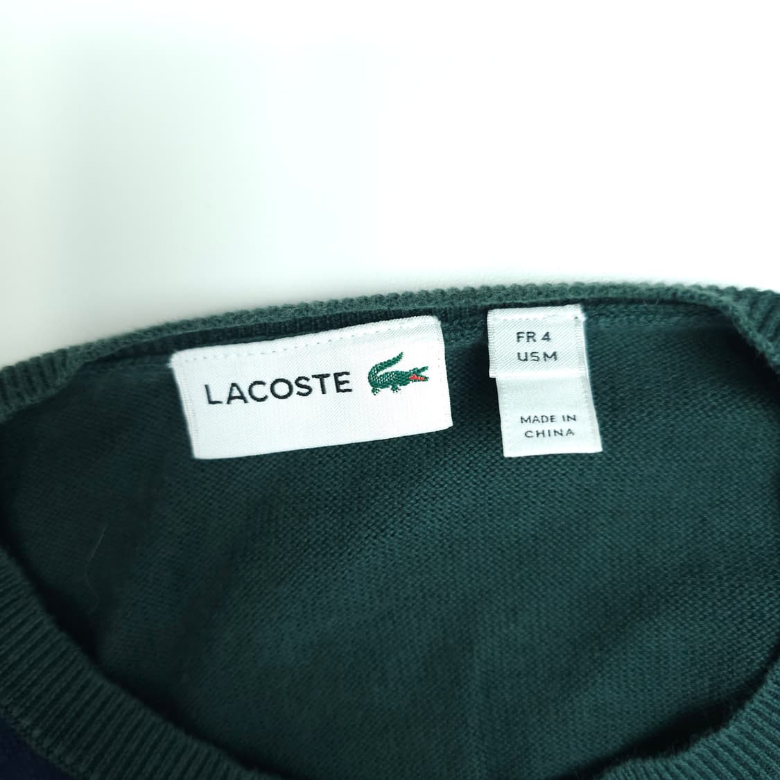 라코스테 아가일 니트  M 무배 상품이미지3