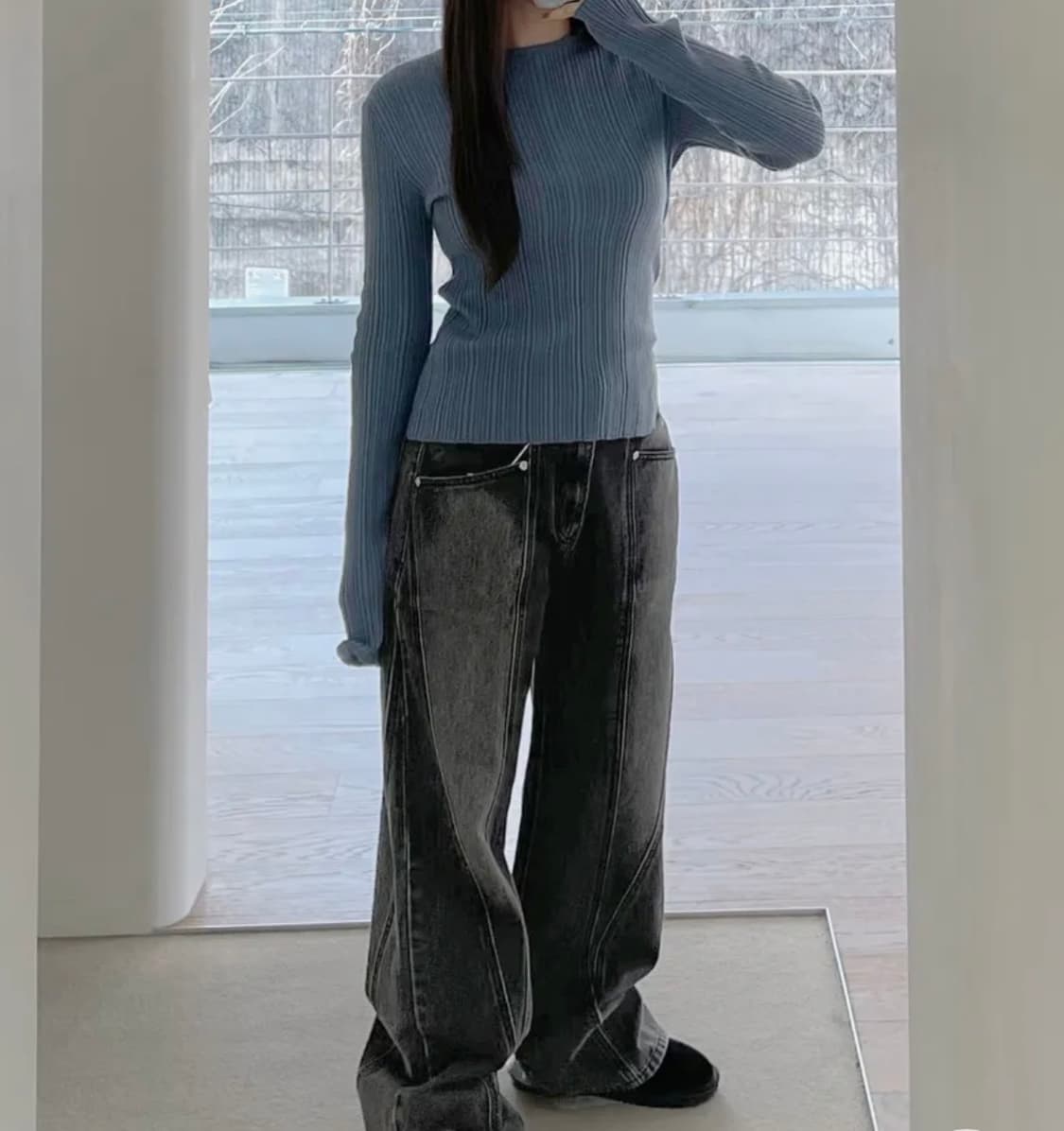 인사일런스 기본 니트 상품이미지6