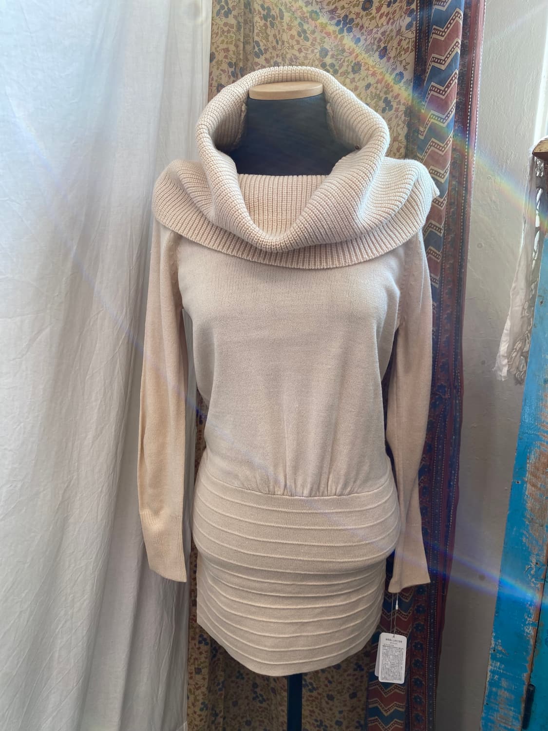 LA DO DA 아이보리 하이넥 니트(M/미사용품) 상품이미지2