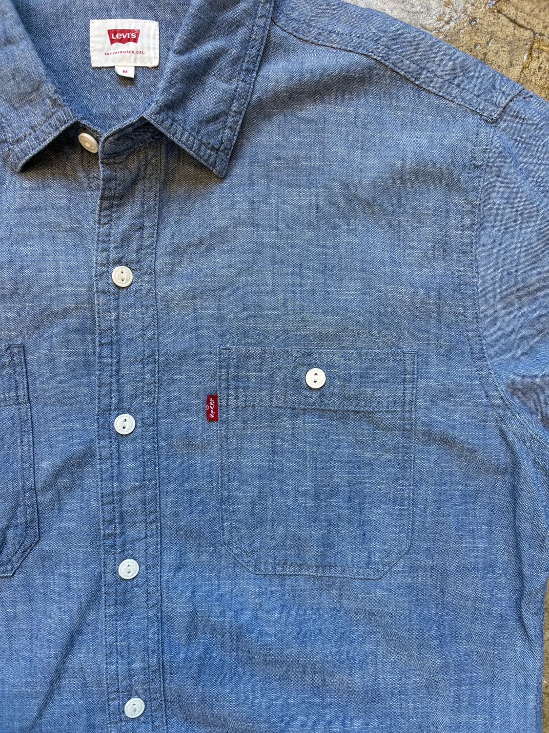 리바이스 Levis 샴브레이 셔츠 상품이미지3