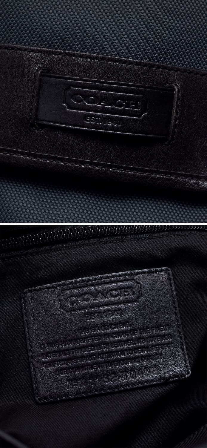 코치 (COACH) 방탄 나일론 캔버스 레더 플랩 메신저백 상품이미지10