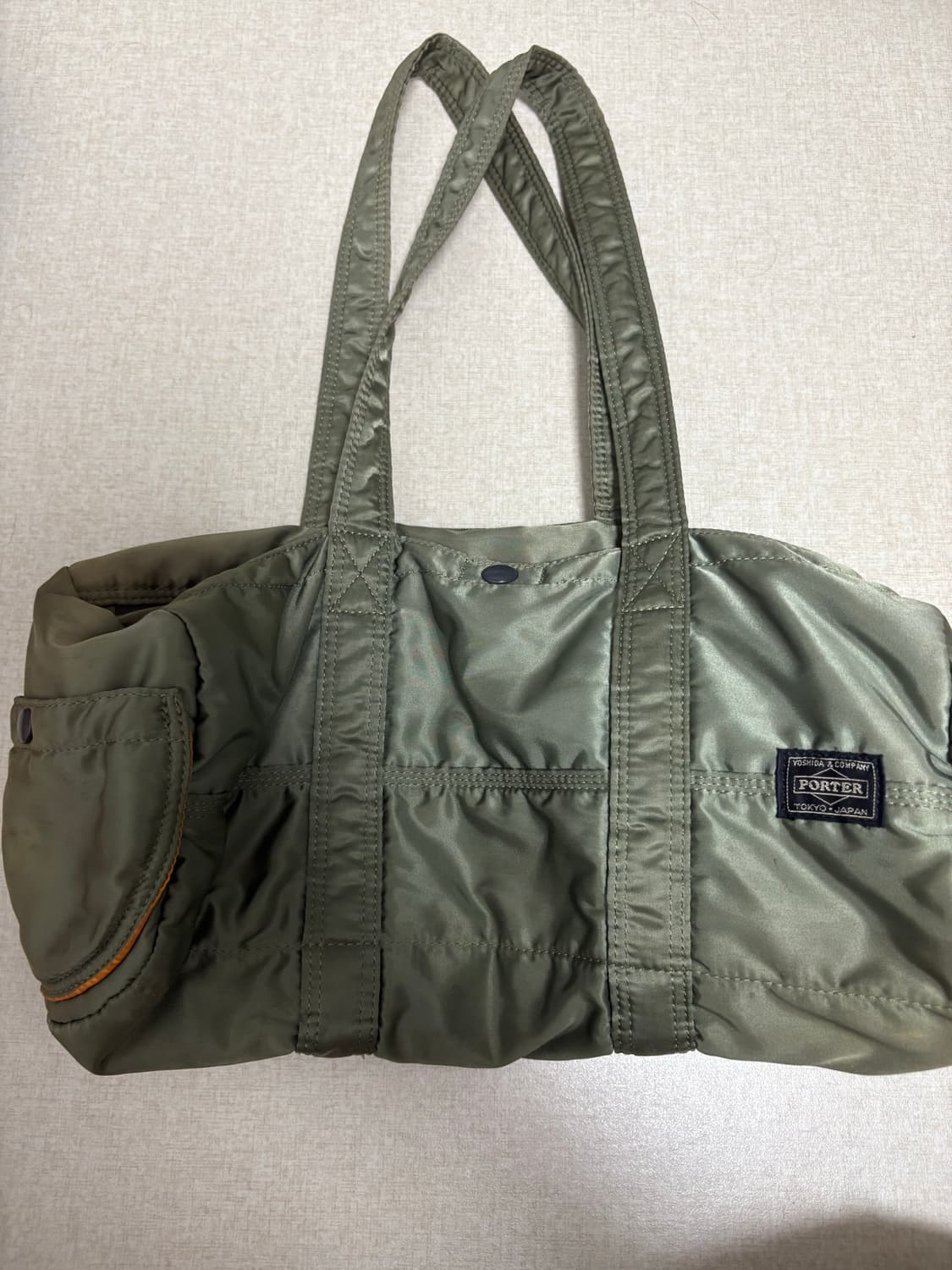 포터 탱커 더플백 라지 세이지 그린 상품이미지3