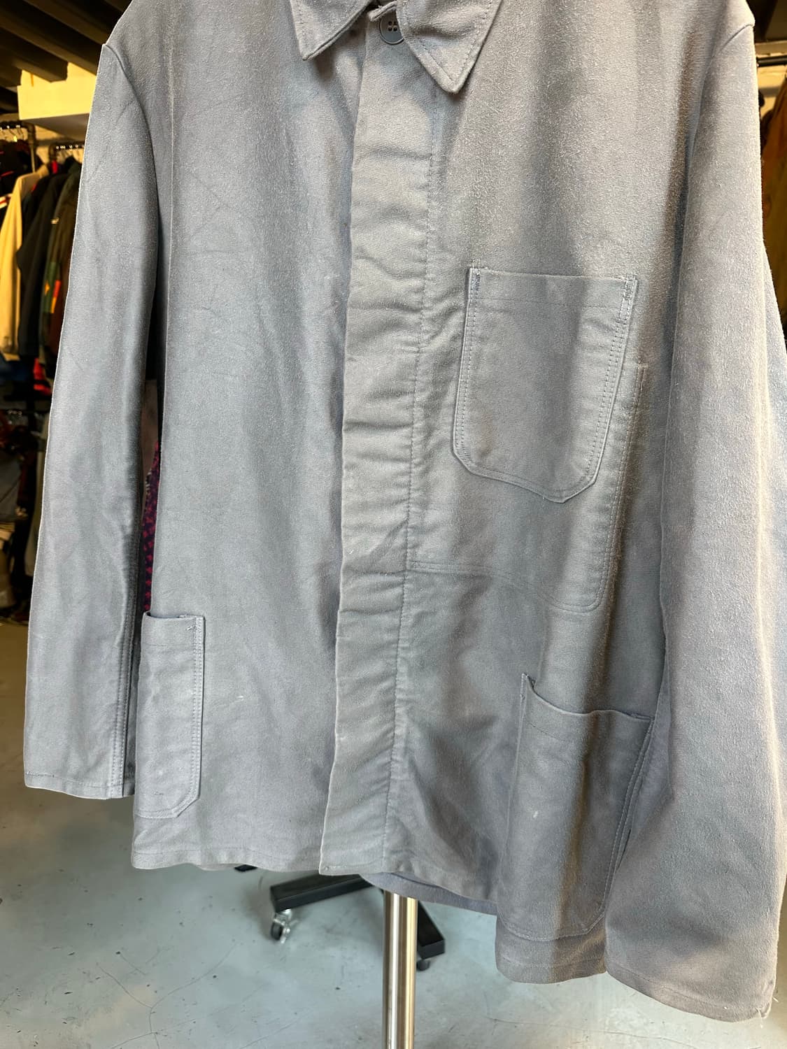 프렌치워크웨어 프렌치 몰스킨 워크 자켓 상품이미지4