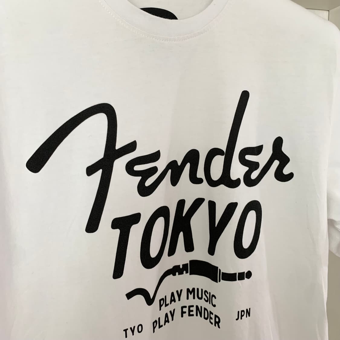 Fender 도쿄 한정 화이트 티셔츠 펜더 도쿄 상품이미지2