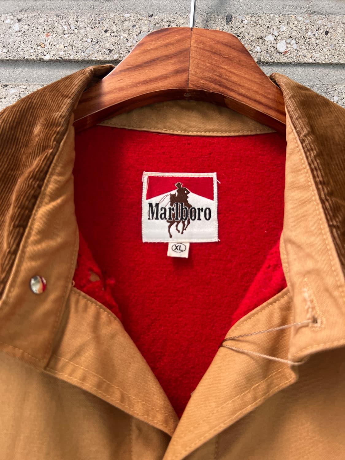 [XL]1980's Marlboro USA 말보로 브라운 캔버스 헌팅자켓 상품이미지2