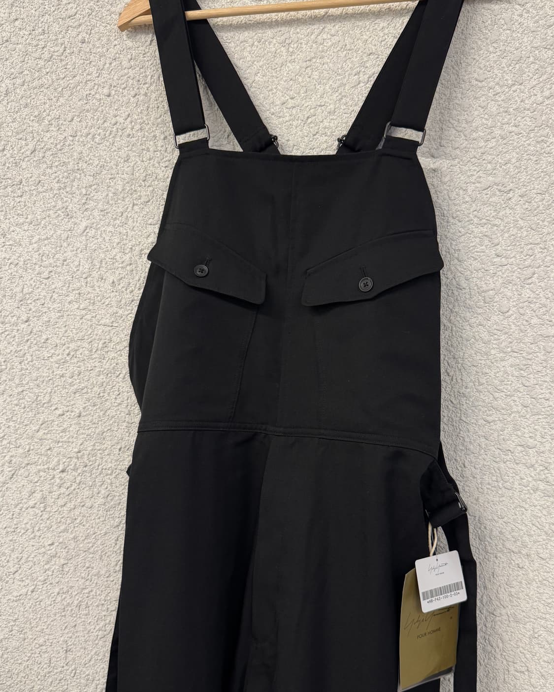 요지 야마모토 뿌르 옴므 20시즌 컬렉션 서스펜더 오버롤 팬츠 상품이미지10
