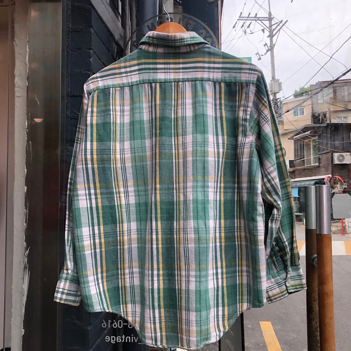 70s Big Mac flannel shirt-L 상품이미지7